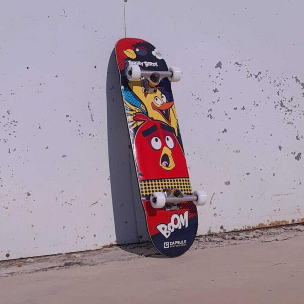 Angry Birds Complete Flock Boom Capsule Skateboard