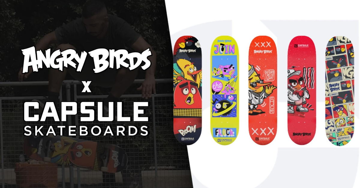Angry Birds x Capsule Skateboards 1