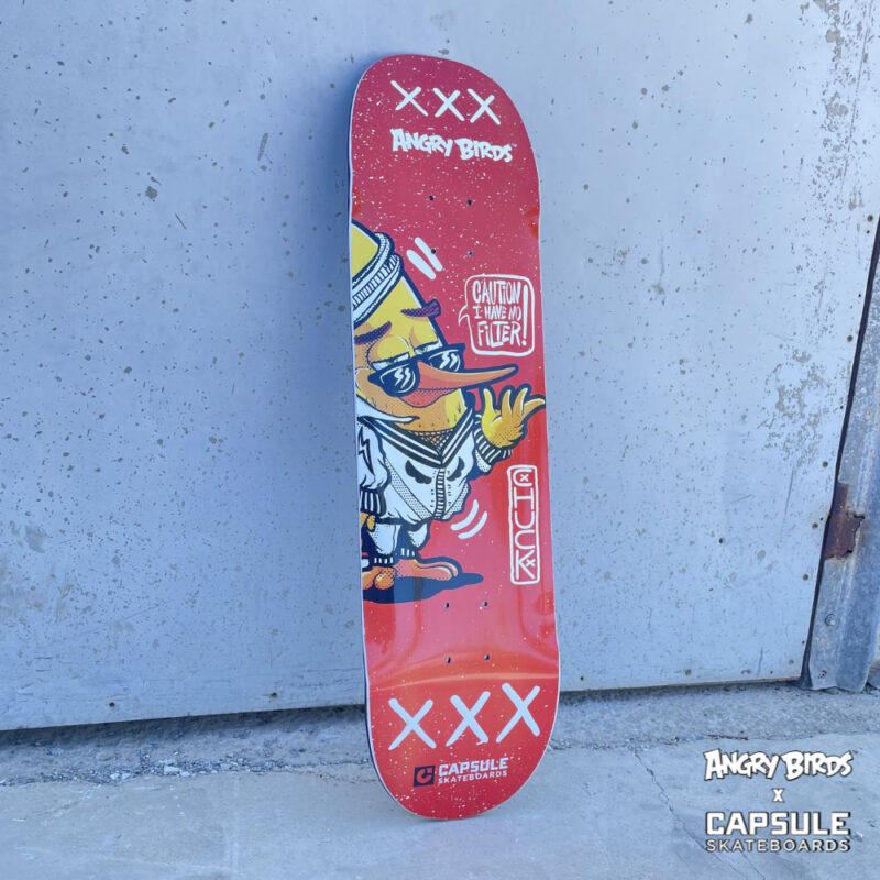 Angry Birds x Capsule Skateboards