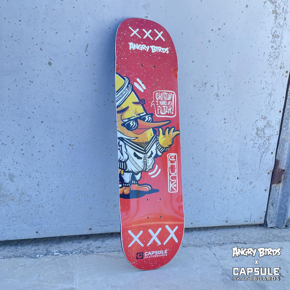 Angry Birds x Capsule Skateboards