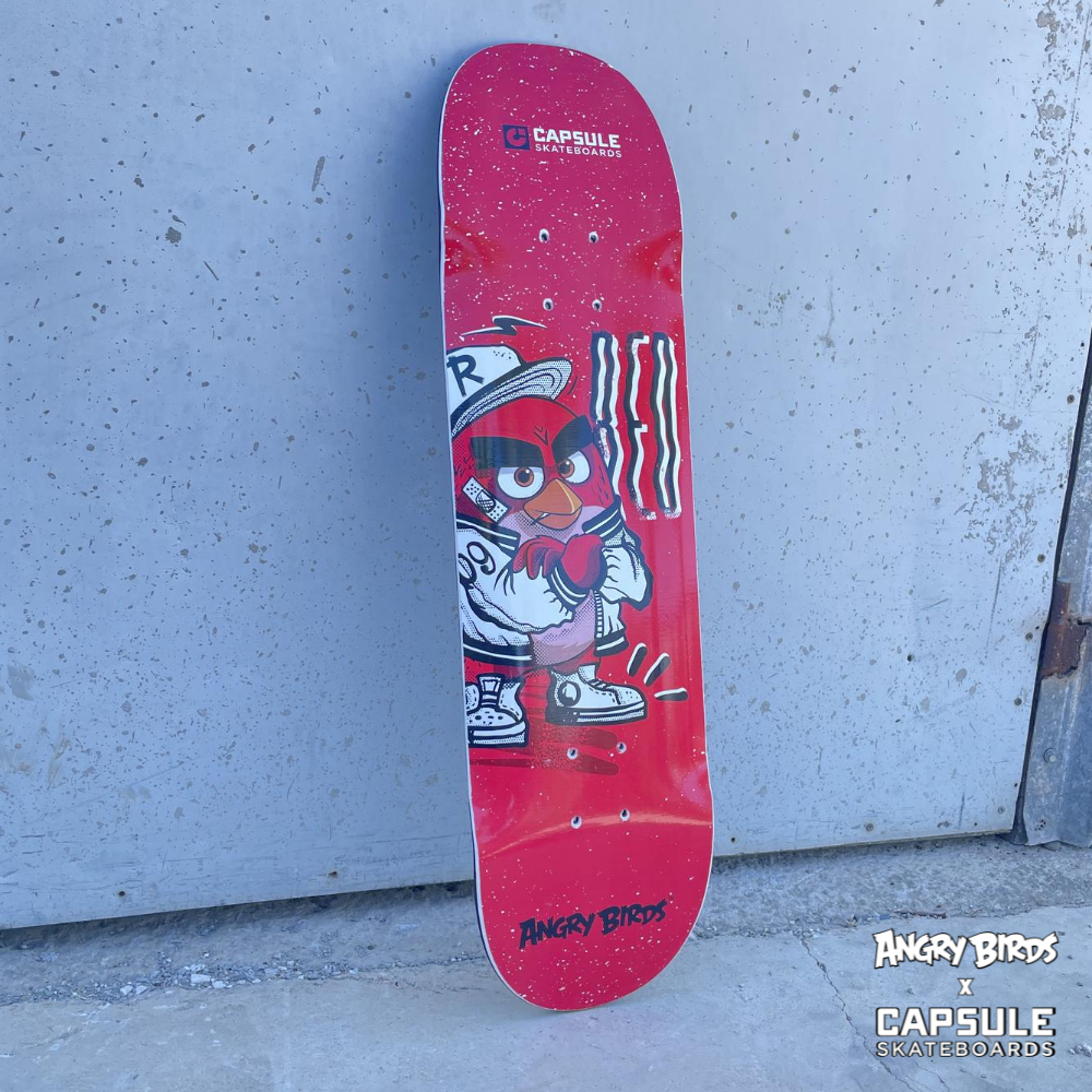 Angry Birds x Capsule Skateboards