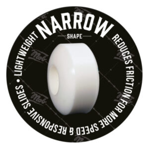 Narrow shape Skull Skateboard Wheels 53mm