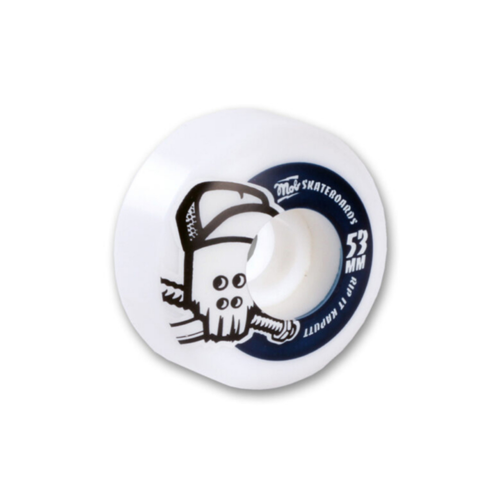 Narrow shape Skull Skateboard Wheels 53mm