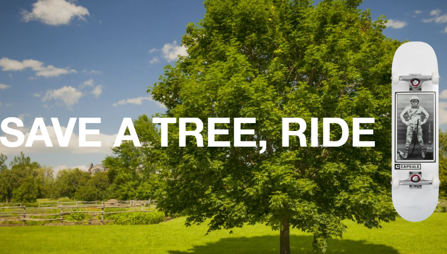 Save the trees, ride Capsule