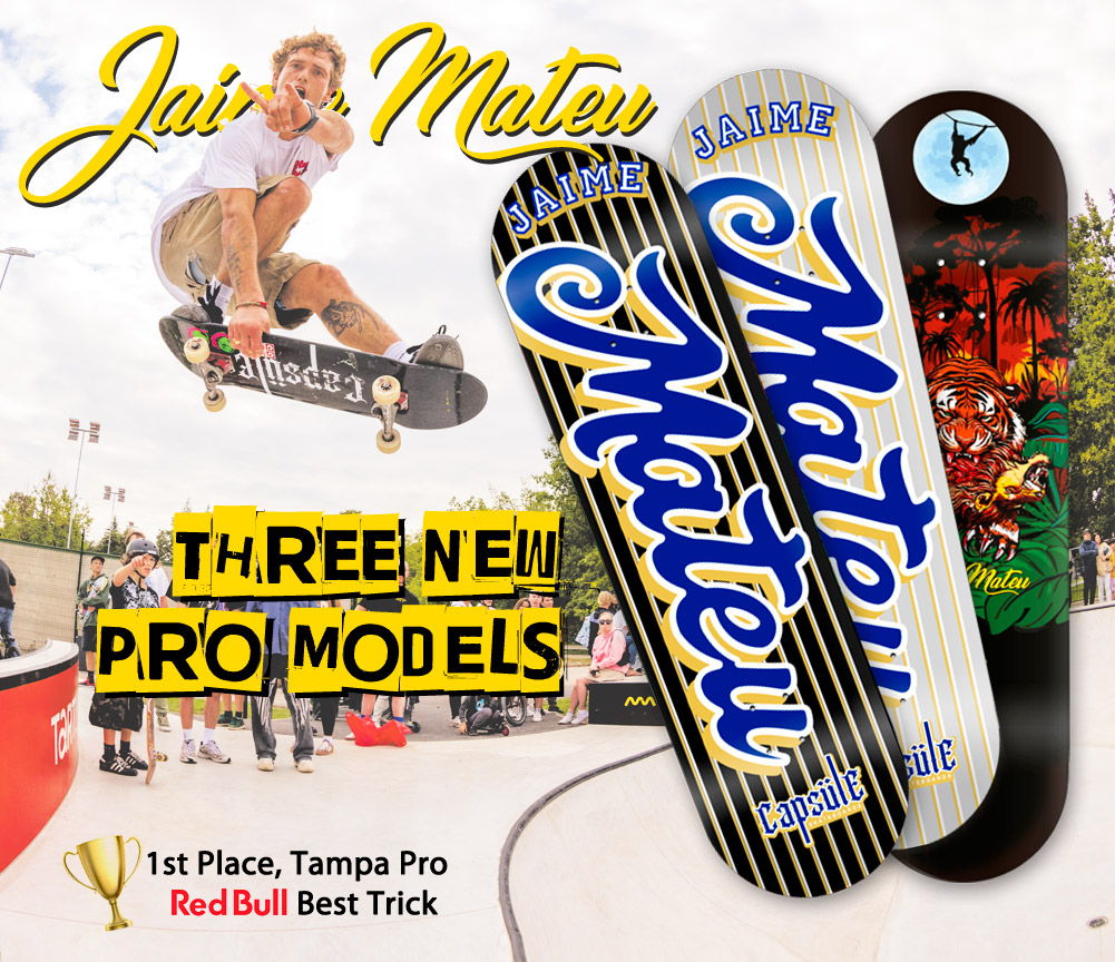 strongest pro skateboard deck Jaime Mateu Capsule