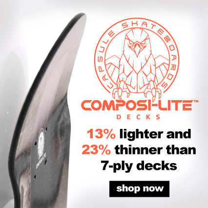 Composi-LITE decks are 13% lighter, 24% thinner