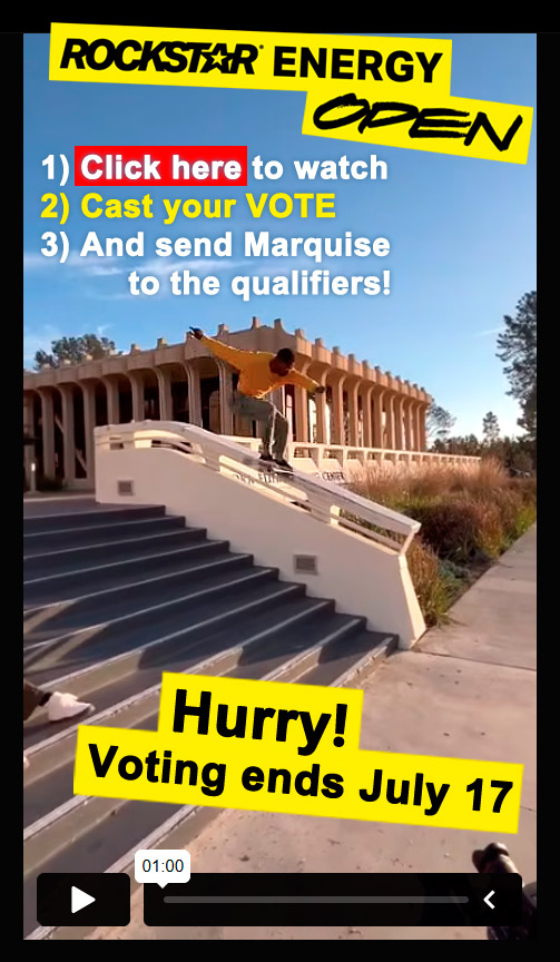vote for marquise rockstar energy